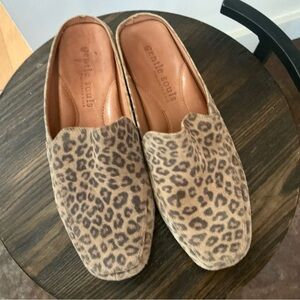 Gentle Souls Brown Mules Comfortable Slip-On Shoes